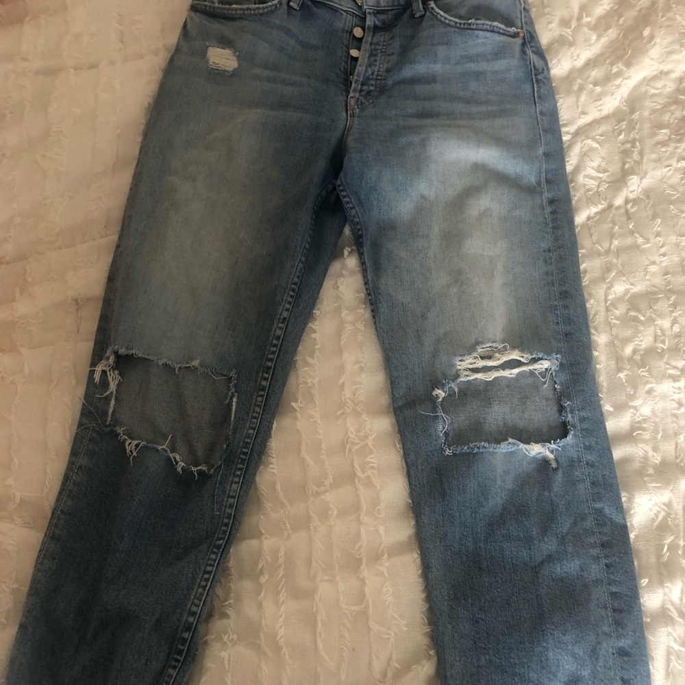 MOTHER Superior Light Blue Denim